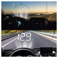 Universell Heads Up Display Digital Bilhastighetsmåler - Svart