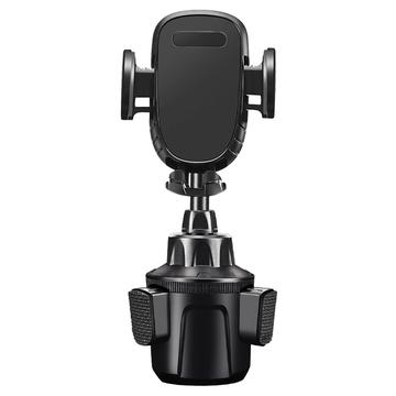Universal mobilholder for bilkoppholder - 4,7"-6,8" - Svart