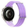 Universell nylonarmbånd med hurtigutløser og Magic Tape, 18mm - lavendel-lilla