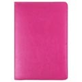 Universelt Roterende Folio-etui til Nettbrett - 7" - Varm Rosa