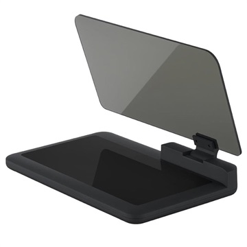 Universell Smarttelefon HUD Bilholder - 6" - Svart