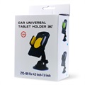 Universal Bilholder - Smarttelefon / Nettbrett - Gul / Svart