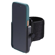 Universal sportsarmbånd med smarttelefonholder - 4"-7" - svart