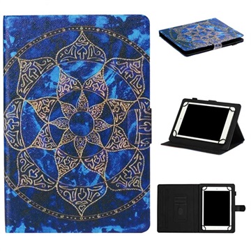 Universal Stylish Series Tablet Folio Veske - 10\'\' -  Mandala