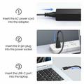 Universell USB-C-lader 65W til bærbare datamaskiner for Huawei, HP, Dell og Lenovo - EU-stikkontakt