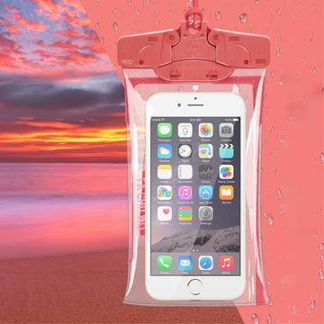 Universelt vanntett etui med berøringsstøtte - 6.3" - rosa