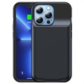 Usams US-CD175 iPhone 13 Pro Backup Ladedeksel - 3500mAh - Svart