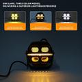 V112 65 W LED-spotlights til motorsykkel – IP67, 12 000 lm, fjernlys/nærlys – 2 stk. – Svart