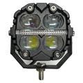 V112 65 W LED-spotlights til motorsykkel – IP67, 12 000 lm, fjernlys/nærlys – 2 stk. – Svart