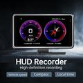 V16 5" GPS-HUD-dashkamera med hastighetsmåler, Wi-Fi og GPS-sporing - svart
