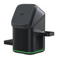 V23 3-i-1 Qi2 MagSafe-lader for iPhone, Apple Watch, AirPods - Svart