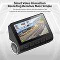 V55 4K/1080p dobbel dashcam med Sony IMX415, Wi-Fi, superkondensator - svart