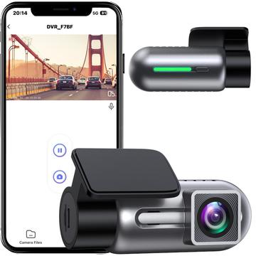 V57 WiFi Mini Dash Cam 1080p - WiFi- og appkontroll