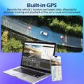 V66 3-kanals GPS-bilkamera - 4K foran, i kupeen og bak - svart