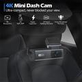 V69 4K-dobbelt dashcam med nattesyn og parkeringskamera
