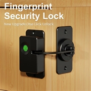 V86 Biometrisk smartlås for barnesikkerhet i hjørnemodell - svart