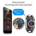 V9 motorsykkelhjelm/Bluetooth 5.0-hodesett - FM-radio, to mikrofoner, automatisk svar - svart
