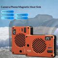 VRIG TT-02 magnetisk TEC-kjølevifte for telefon og kamera - oransje