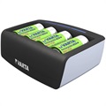 Varta Easy Universell Batterilader - 4x AA/AAA/C/D, 1x 9V