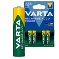 Varta Ready2Use Oppladbare AAA Batterier - 1000mAh