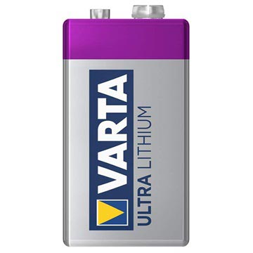 Varta Ultra Lithium 9V Batteri 06122301401
