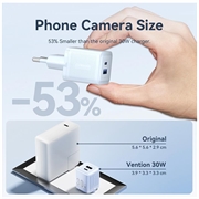 Vention FEQ 30W GaN hurtiglader for vegg - hvit