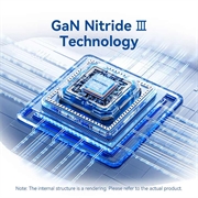 Vention FEQ 30W GaN hurtiglader for vegg - hvit