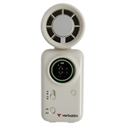 Verbatim Cool \'n\' Go Ice Touch Mini håndholdt vifte - hvit/sølv