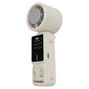 Verbatim Cool 'n' Go Ice Touch Pro håndholdt vifte - hvit sølv