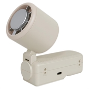 Verbatim Cool \'n\' Go Ice Touch Pro håndholdt vifte - hvit sølv