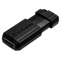 Verbatim PinStripe USB Minnepinne - Svart - 64 GB