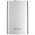 Verbatim Store 'n' Go USB 3.0 Ekstern Harddisk - Sølv - 2TB
