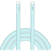 Verbatim Sync & Charge SoftTouch USB-C/USB-C-kabel - 100W PD 3.0, 480Mbps - 1.2m - blå
