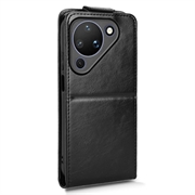 Huawei Pura 90 vertikalt flip-etui med stativ