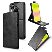 Huawei Pura 90 Pro vertikalt flip-etui med stativ
