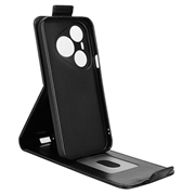 Huawei Pura 90 Pro Max vertikalt flip-etui med stativ