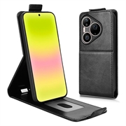 Huawei Pura 90 Pro Max vertikalt flip-etui med stativ