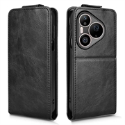 Huawei Pura 90 Pro Max vertikalt flip-etui med stativ