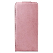 Huawei Pura 90 Pro Max vertikalt flip-etui med stativ - Roségull