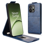 OnePlus 15T vertikalt flip-etui med stativ - mørkeblå
