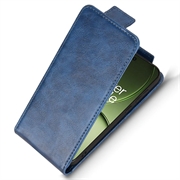 OnePlus 15T vertikalt flip-etui med stativ - mørkeblå