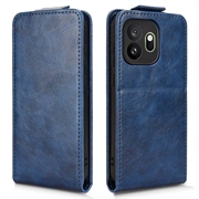 OnePlus 15T vertikalt flip-etui med stativ - mørkeblå