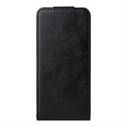 Sony Xperia 1 VIII vertikalt flip-etui med stativ - svart
