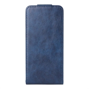 Sony Xperia 1 VIII vertikalt flip-etui med stativ - mørkeblå