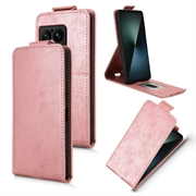 Sony Xperia 1 VIII vertikalt flip-etui med stativ