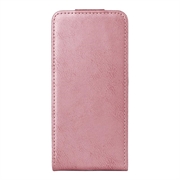 Sony Xperia 1 VIII vertikalt flip-etui med stativ - Roségull