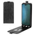 iPhone 14 Pro Vertikalt Flip-deksel med Kortluke