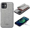 Vili T iPhone 12/12 Pro Deksel med Magnetic Lommebok