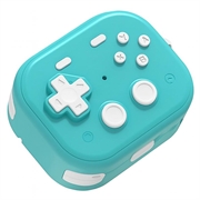 AirPods Pro 3 Vintage spillkonsoll-stil plast-deksel med hjerteanheng - blå