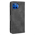 Vintage Series Motorola Moto G 5G Plus Lommebok-deksel med Kortluke - Svart